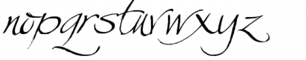 Swan Song Font LOWERCASE