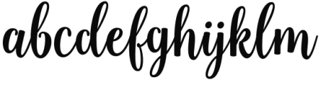 Sweetness Script Regular Font LOWERCASE