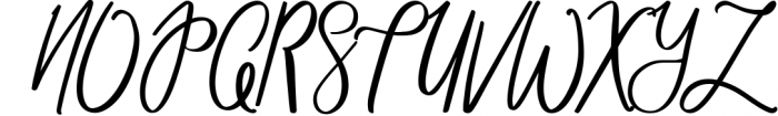Swanish Typeface Font UPPERCASE