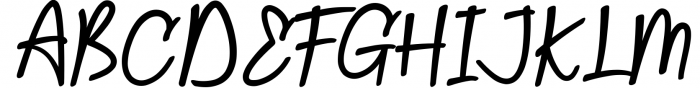 Sweatty - Handwritten Natural Font Font UPPERCASE