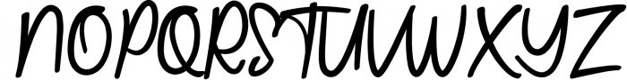Sweatty - Handwritten Natural Font Font UPPERCASE