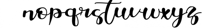 Sweet Christmas - Modern Calligraphy Font LOWERCASE