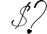 Sweet Signature - Valentine Script Font 1 Font OTHER CHARS