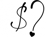 Sweet Signature - Valentine Script Font Font OTHER CHARS