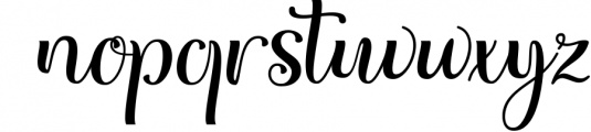 Sweet lady Script Font LOWERCASE