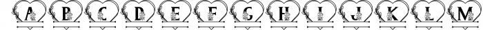 Sweety Camellia - Monogram Font Font LOWERCASE