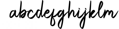 Swelly Brush Script Font LOWERCASE