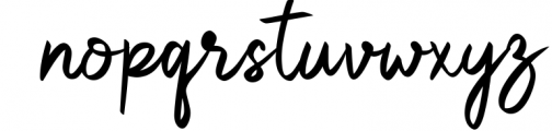 Swelly Brush Script Font LOWERCASE