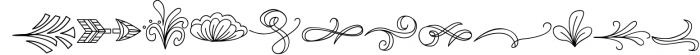Swooshy Bois - Doodle Font Font LOWERCASE