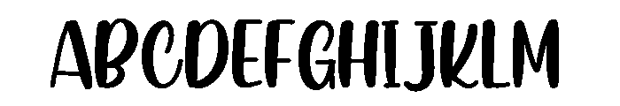 SWEET SIMPLE Font UPPERCASE