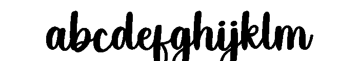 SWEET SIMPLE Font LOWERCASE