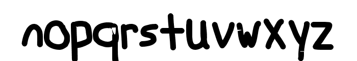 Swabby Condensed Bold Font LOWERCASE
