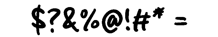 Swallow Balloon Font OTHER CHARS