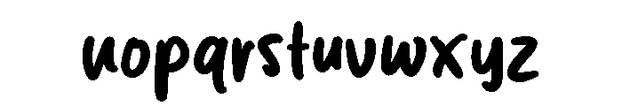 Swallow Balloon Font LOWERCASE