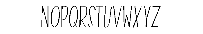 Swallow Falls Lite Font LOWERCASE