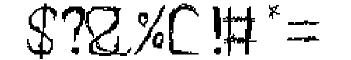 Swamp Pixel Regular Font OTHER CHARS