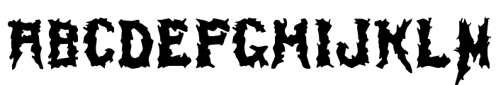 Swamp Thing Font UPPERCASE