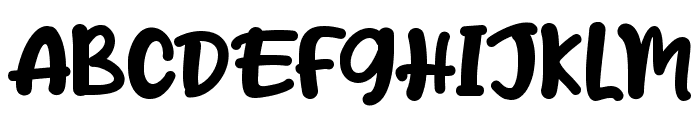 Sweet Affogato Font UPPERCASE