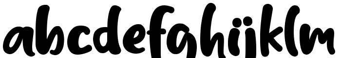 Sweet Affogato Font LOWERCASE