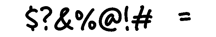 Sweet Biscuit Font OTHER CHARS