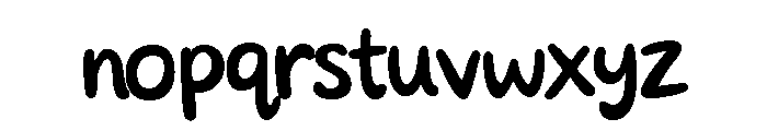 Sweet Cucumber Mocktail Font LOWERCASE