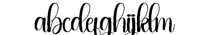 Sweet Daddy Font LOWERCASE