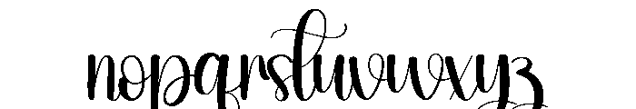 Sweet Daddy Font LOWERCASE