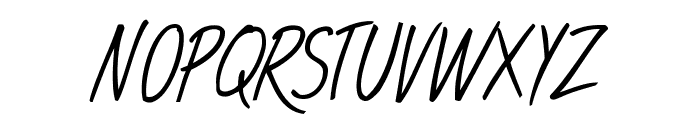 Sweet Handwrite Regular Font UPPERCASE