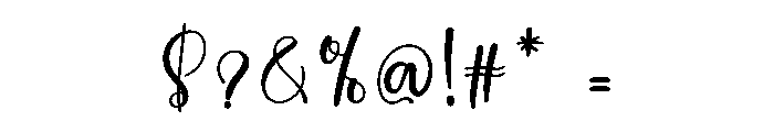 Sweet Pineapple Font OTHER CHARS