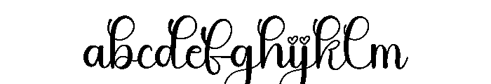 Sweet Pineapple Font LOWERCASE