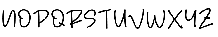 Sweet Romantic Font UPPERCASE