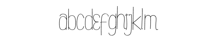 Sweet Smoothies Font LOWERCASE