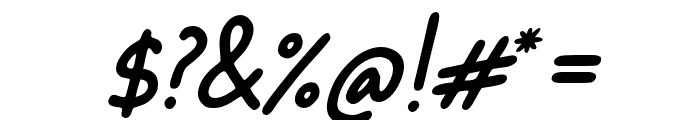 SweetHansan-Italic Font OTHER CHARS