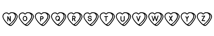 SweetHeartsOT Font LOWERCASE