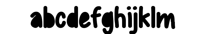 Sweetbubble Font LOWERCASE