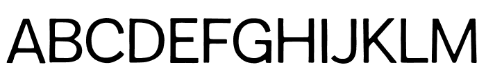 Sweetform Sans Font UPPERCASE