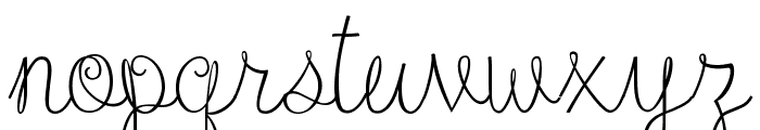 Sweethearts Love Letters Font LOWERCASE