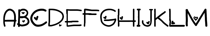 Sweetie Hand Font LOWERCASE
