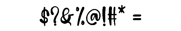 Sweetme Font OTHER CHARS