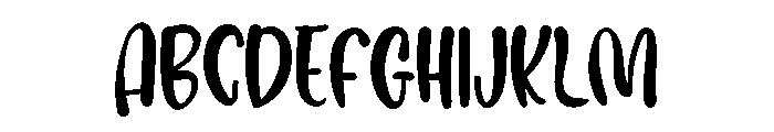 Sweetme Font UPPERCASE