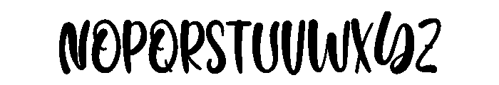 Sweetme Font UPPERCASE