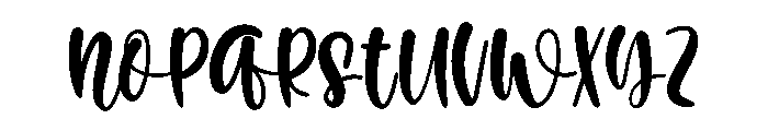 Sweetme Font LOWERCASE