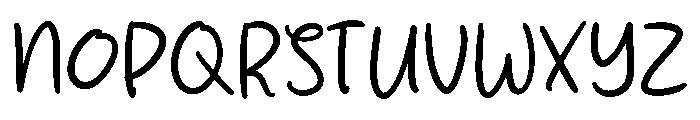 Sweety Bakery Font LOWERCASE