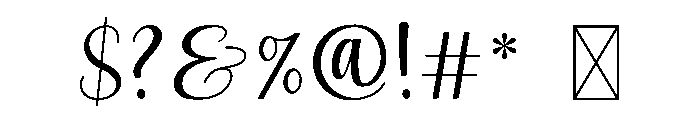 Sweety Beach Font OTHER CHARS