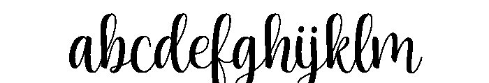 Sweety Beach Font LOWERCASE