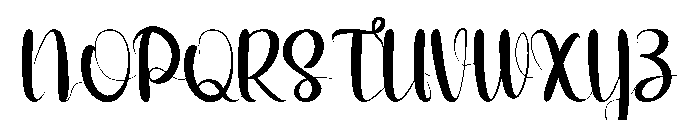 Sweety Candy Font UPPERCASE