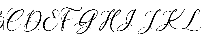 Sweety Girl Font UPPERCASE
