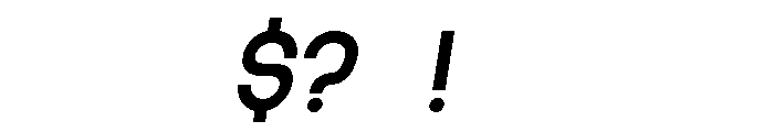 Swindler Regular Font OTHER CHARS