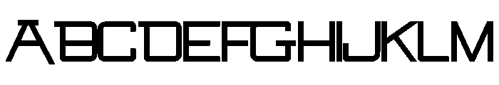 SwingarmYori-Medium Font UPPERCASE