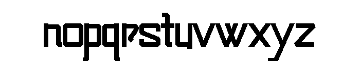 SwingarmYori-Medium Font LOWERCASE